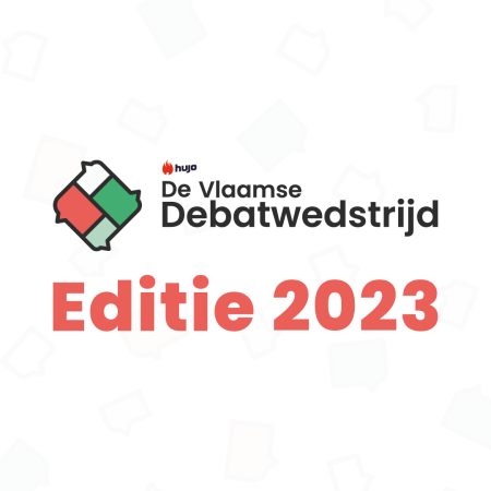 Je kan vanaf nu inschrijven voor De Vlaamse Debatwedstrijd 2023!